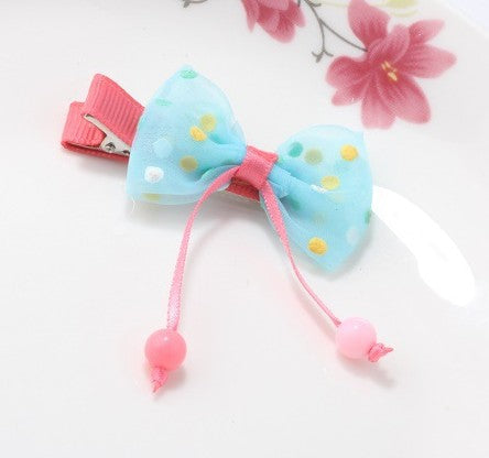 Kids Hair Accessory Hair Clip Girl Head Accessory Hairpin Cute Bow Side Clip