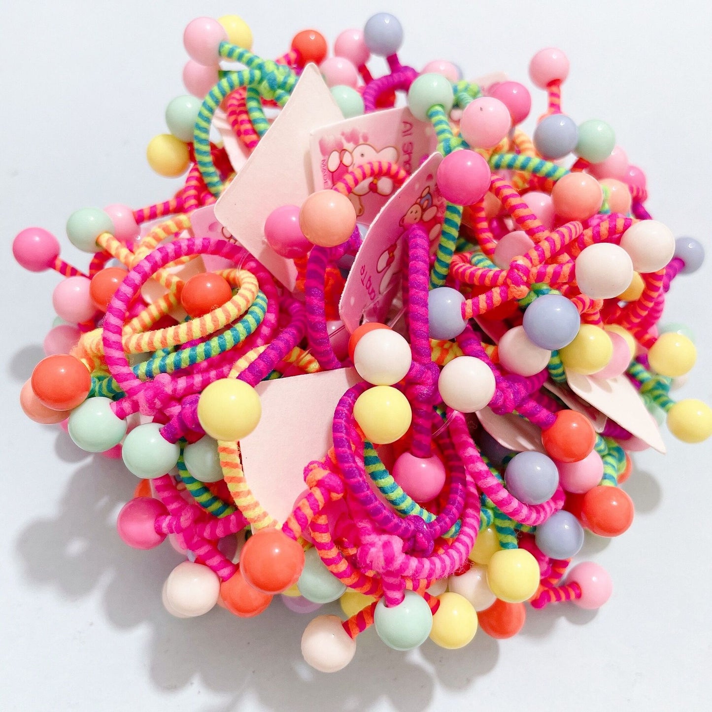 Kids Small Colorful Elastic Band Acrylic Cartoon Headband Girl Elastic Band Head Accessory Hair Accessory