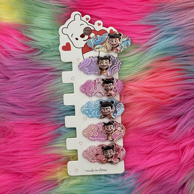 Kids Hair Clip Cute Hairpin Bangs BB Clip Head Accessory Bow Hair Accessory