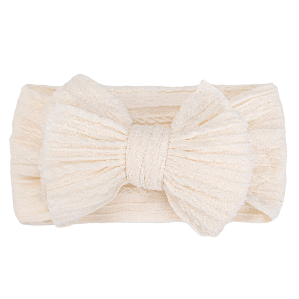 Kids Hair Band Baby Nylon Elastic Headband Bow Hair Accessory