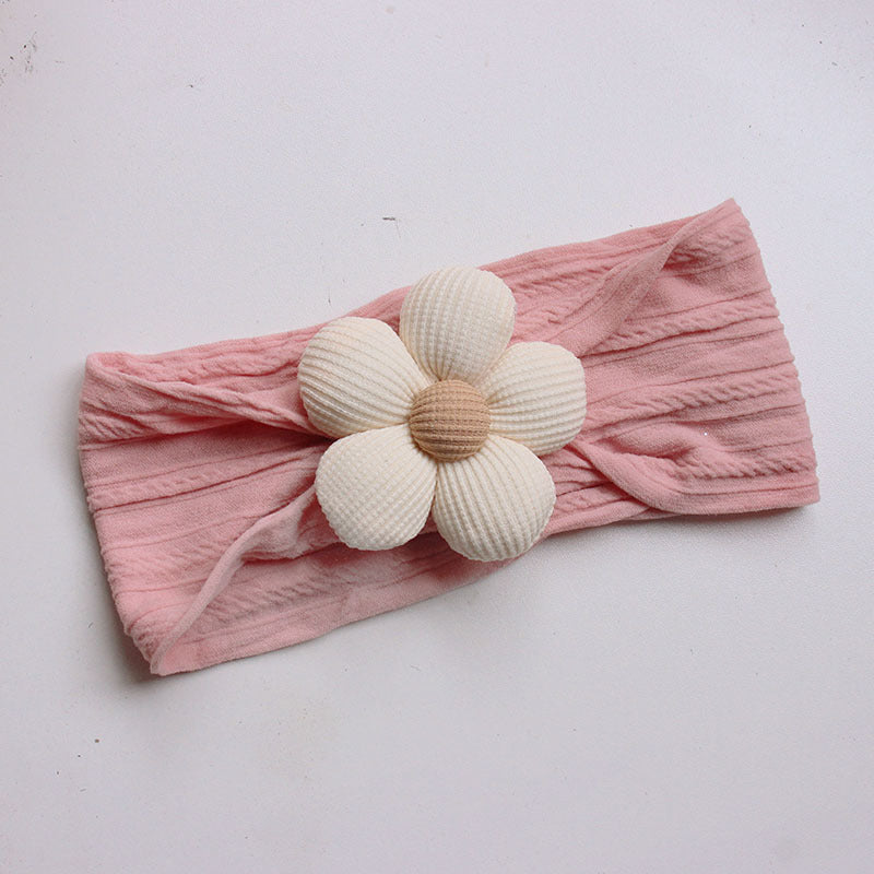 Baby Hair Band Flower Head Accessory