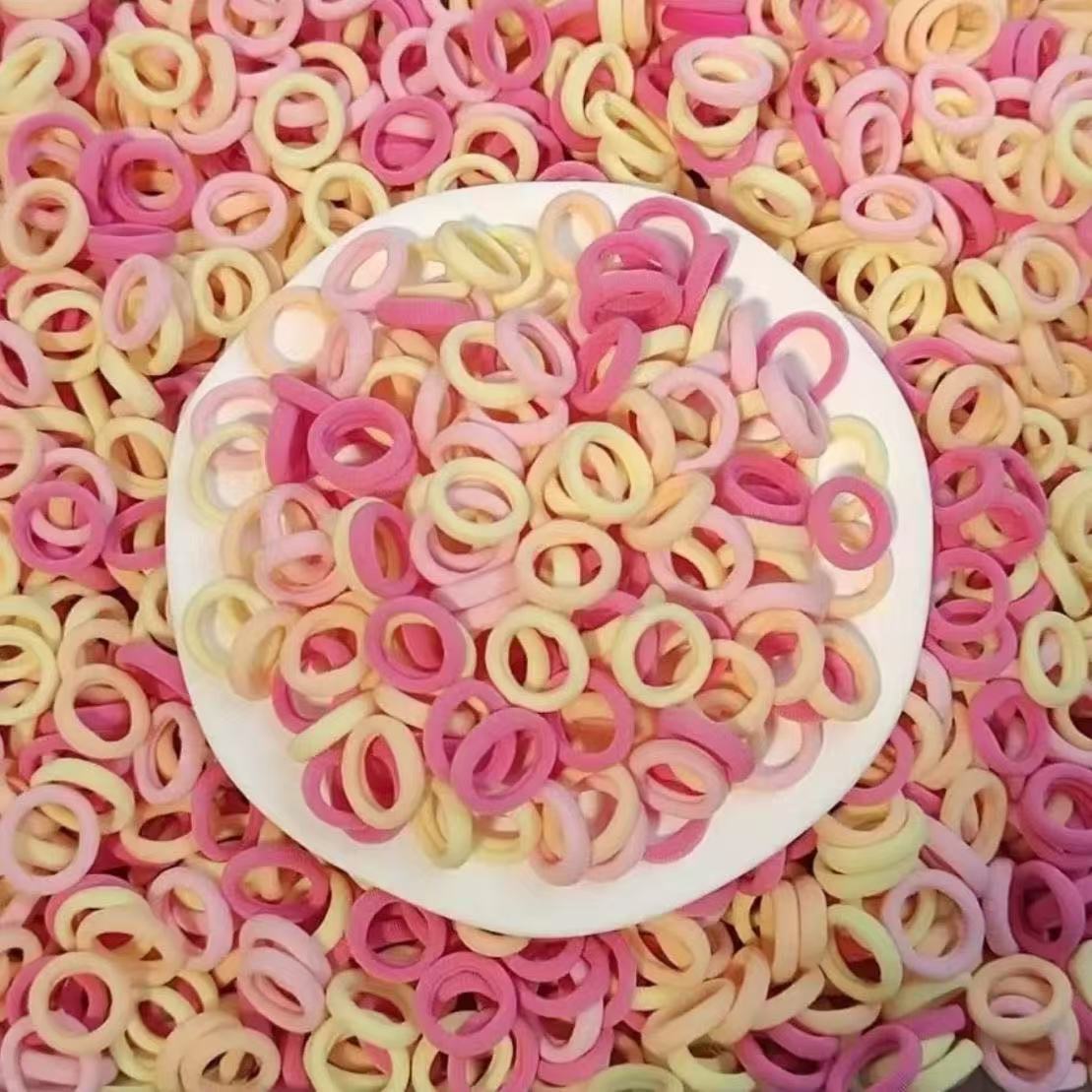 Hair Tie High Elasticity Kids Towel Ring Gentle on Hair Elastic Band Headband Hair Accessory 100