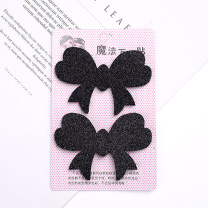 Black Flyaway Hair Kids Velcro Hair Accessory Bangs Head Accessory