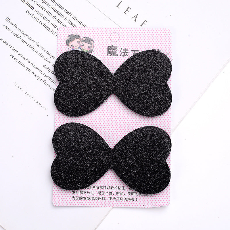 Black Flyaway Hair Kids Velcro Hair Accessory Bangs Head Accessory