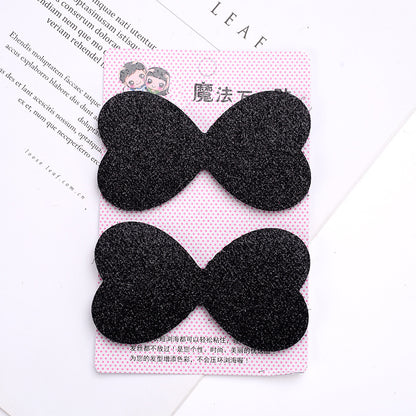 Black Flyaway Hair Kids Velcro Hair Accessory Bangs Head Accessory