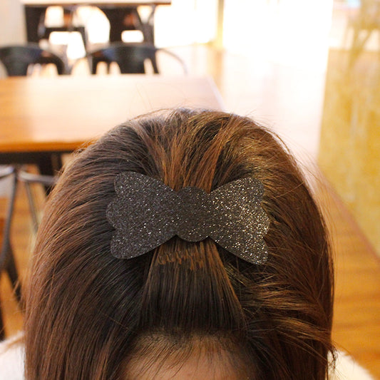 Black Flyaway Hair Kids Velcro Hair Accessory Bangs Head Accessory