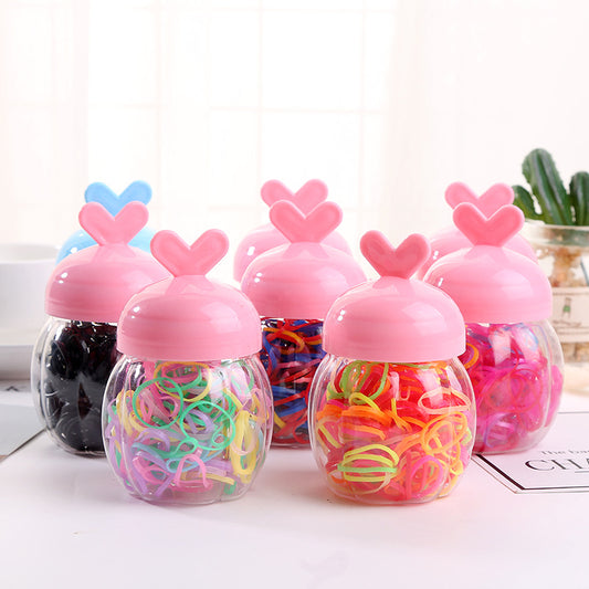 2024 Kids Hair Tie Heart Elastic Band Hair Tie Headband Hair Accessory