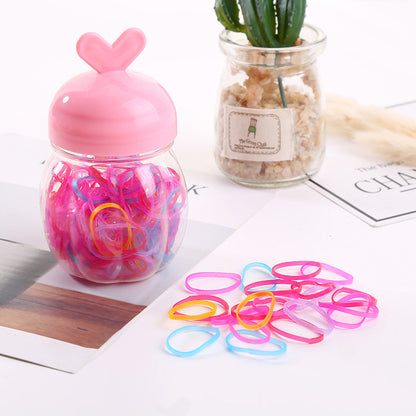 2024 Kids Hair Tie Heart Elastic Band Hair Tie Headband Hair Accessory