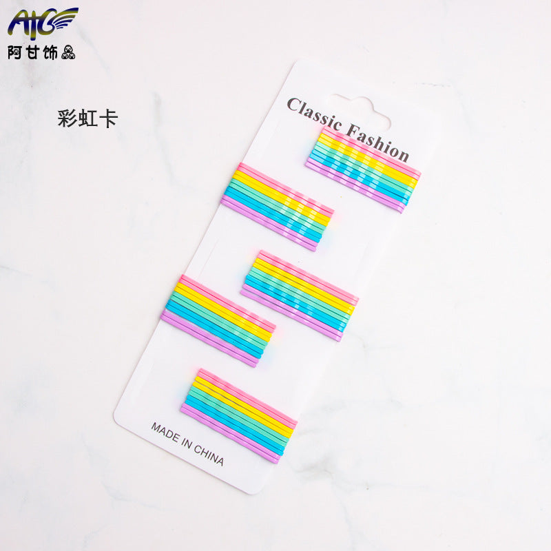 Colorful Barrette Hairpin Cute Kids Hair Clip Hair Accessory Bangs Side Clip