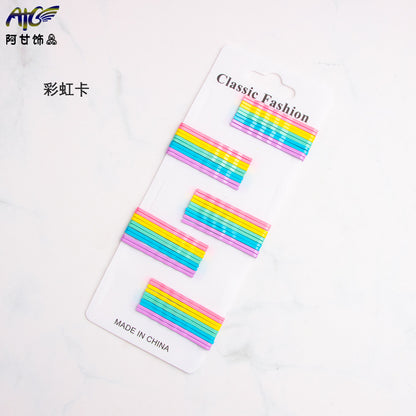 Colorful Barrette Hairpin Cute Kids Hair Clip Hair Accessory Bangs Side Clip