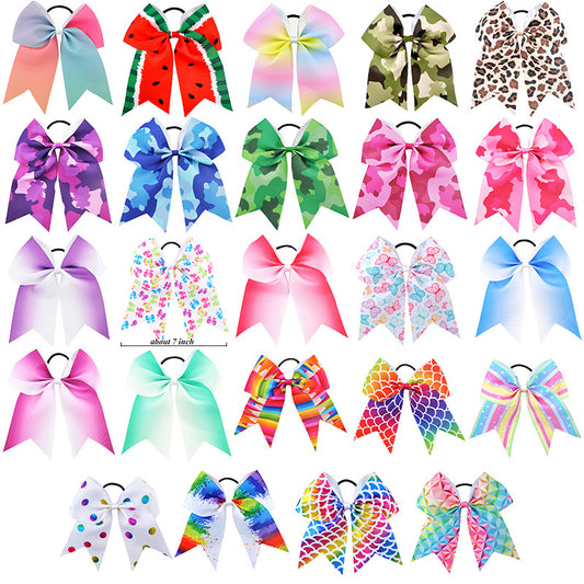 Kids Head Accessory 8 Bow Elastic Band