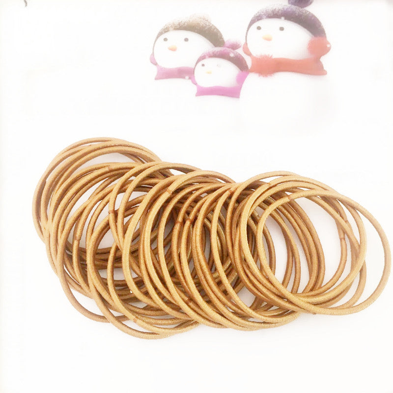 2MM Minimalist Hair Tie Kids Elastic Band Hair Tie Hair Accessory Elastic Band