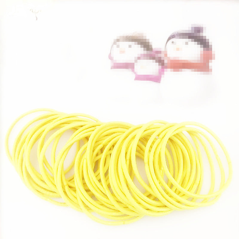 2MM Minimalist Hair Tie Kids Elastic Band Hair Tie Hair Accessory Elastic Band