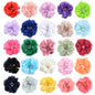 5.5 Pearl Crystal Fabric Flower DIY Kids Hair Clip Accessory 26