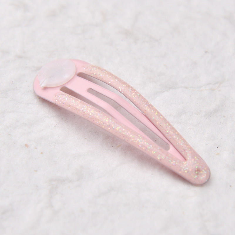 5cm BB Clip Accessory Colorful Kids Hair Clip Side Clip Teardrop Clip
