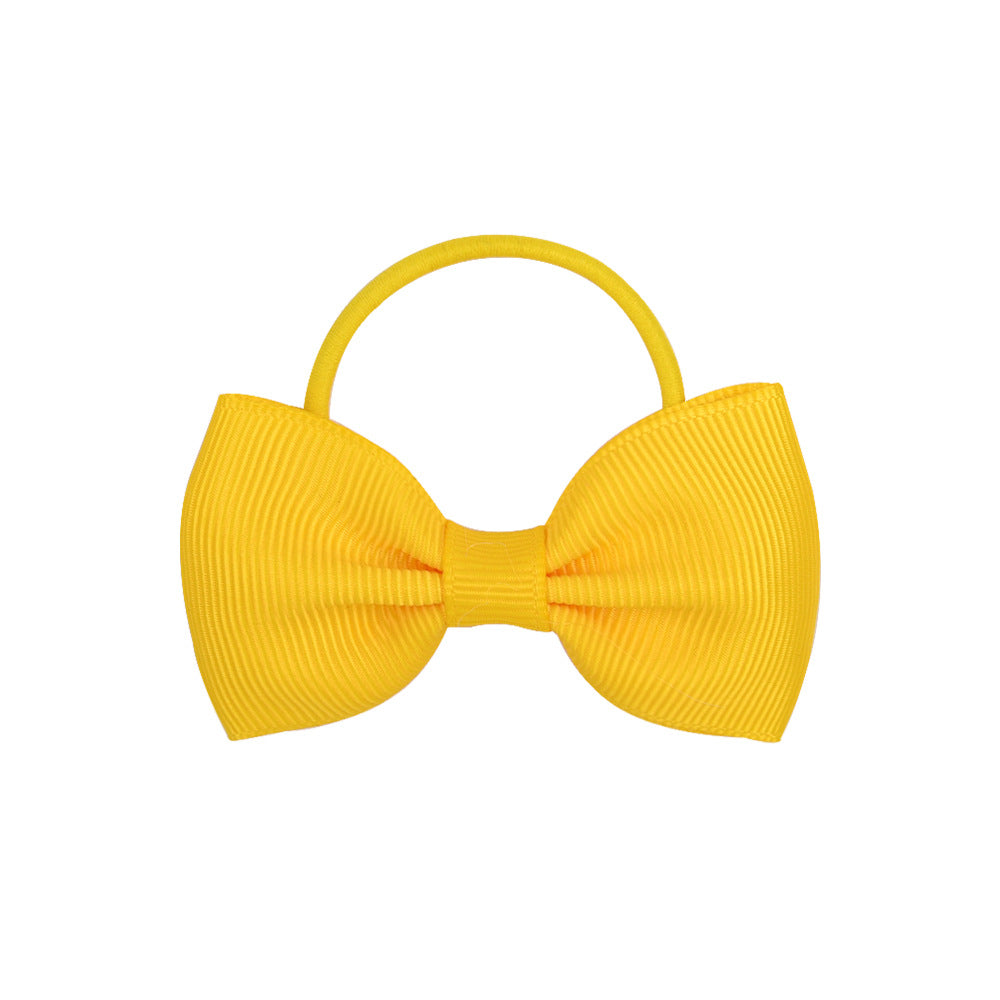 Bow Hair Tie Girl Headband Hair Tie Elastic Band Head Accessory 201