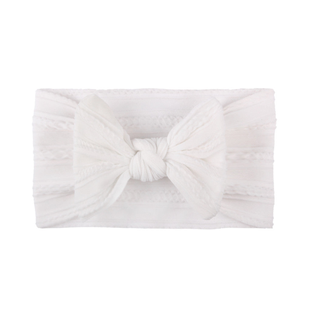 Nylon Kids Head Accessory Bow Hair Band