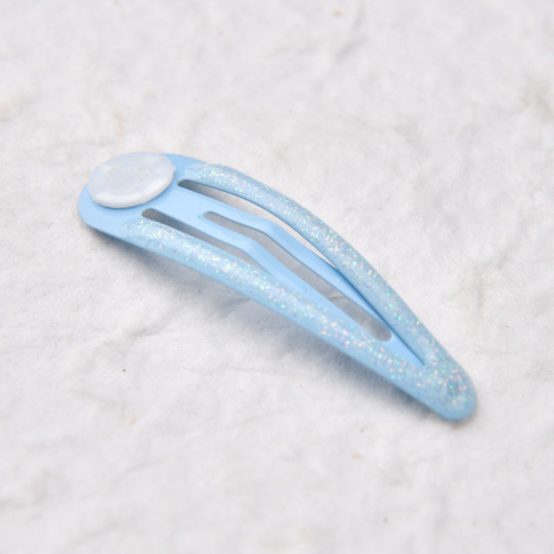 5cm BB Clip Accessory Colorful Kids Hair Clip Side Clip Teardrop Clip
