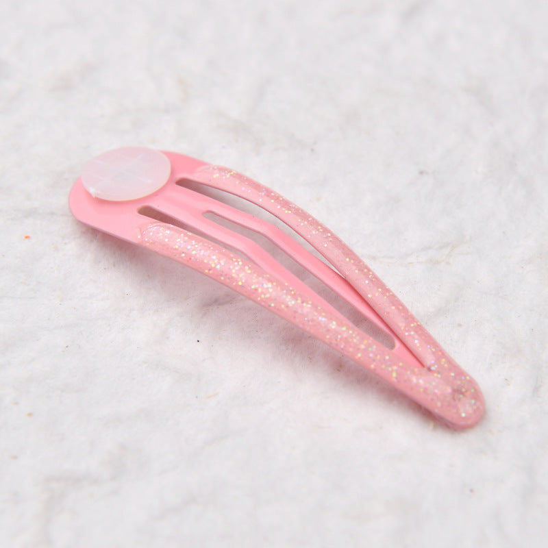 5cm BB Clip Accessory Colorful Kids Hair Clip Side Clip Teardrop Clip