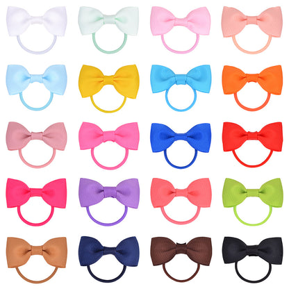 Bow Hair Tie Girl Headband Hair Tie Elastic Band Head Accessory 201