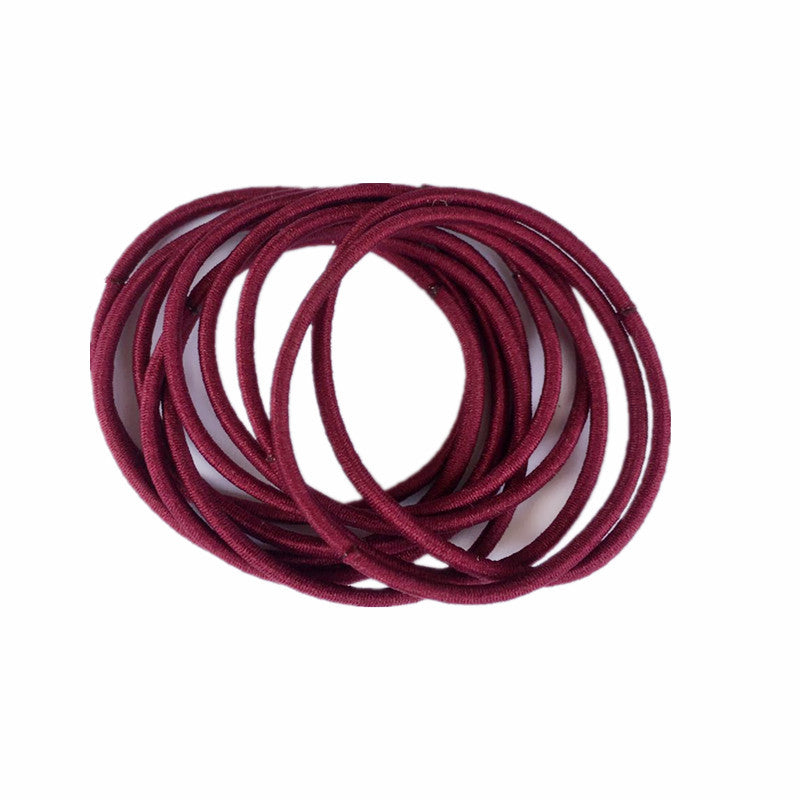 2MM Minimalist Hair Tie Kids Elastic Band Hair Tie Hair Accessory Elastic Band