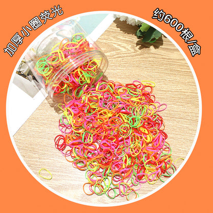 Elastic Band Kids Headband Black Hair Tie