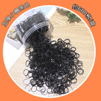 Elastic Band Kids Headband Black Hair Tie