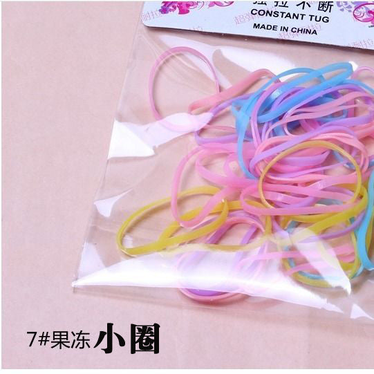 sj926 Elastic Band Kids Hair Tie Colorful Elastic Band 2