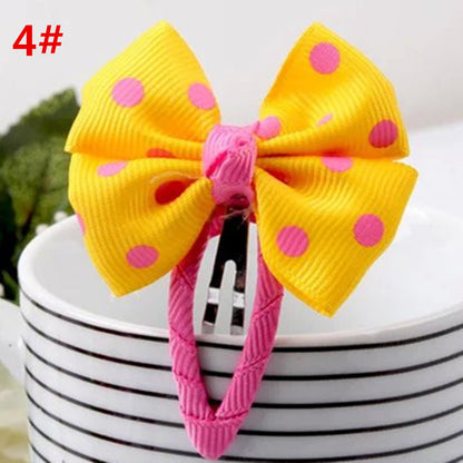 Flower Bow Hair Clip Hairpin Headband Kids Hair Accessory Head Accessory