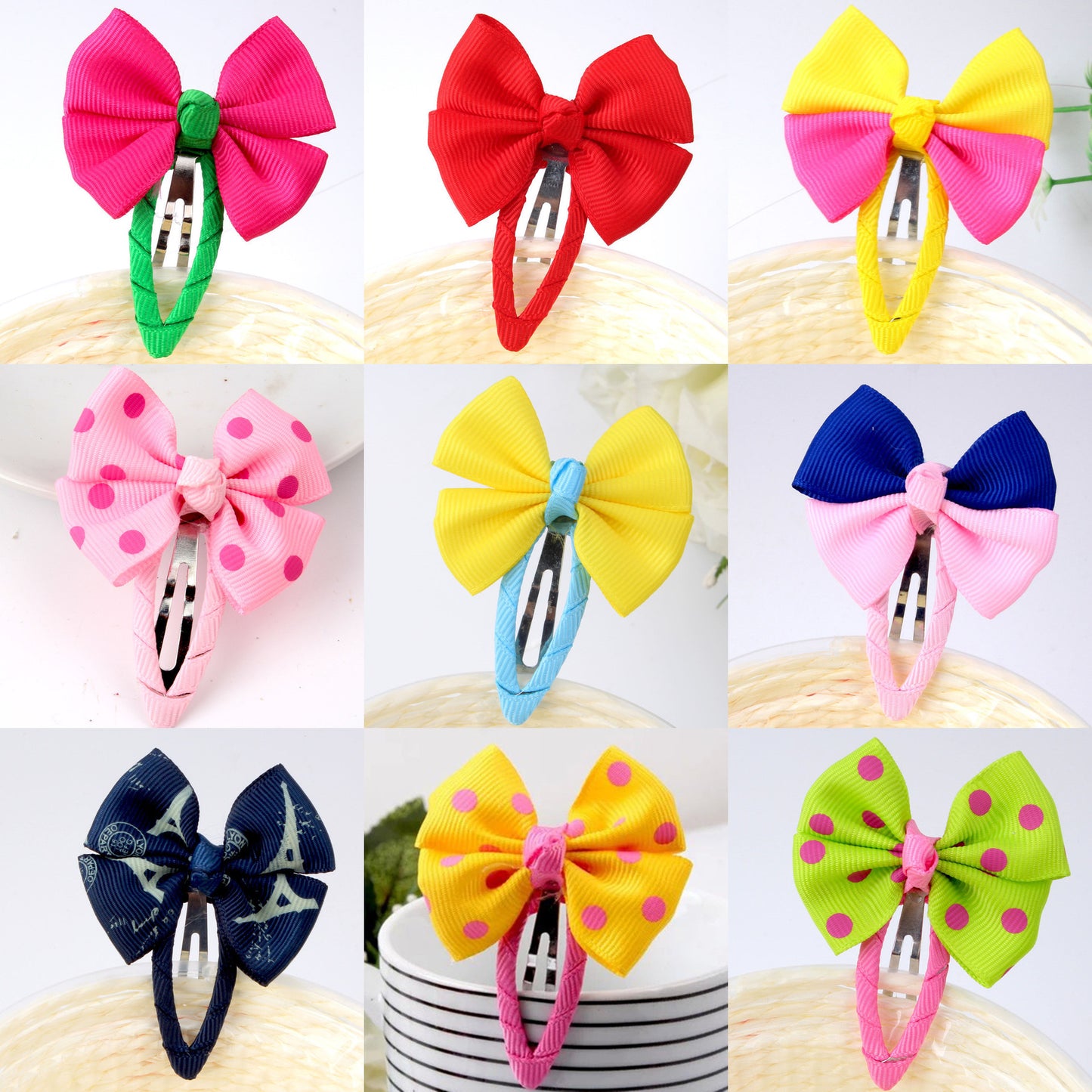 Flower Bow Hair Clip Hairpin Headband Kids Hair Accessory Head Accessory