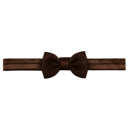 644 Kids Bow Hair Band Small Bow Elastic Headband