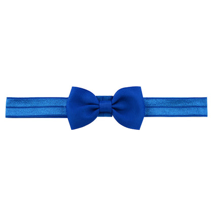644 Kids Bow Hair Band Small Bow Elastic Headband