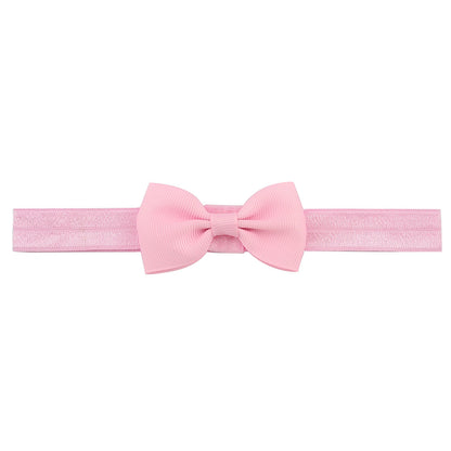 644 Kids Bow Hair Band Small Bow Elastic Headband