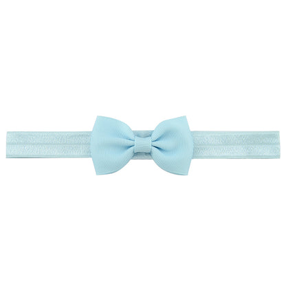 644 Kids Bow Hair Band Small Bow Elastic Headband