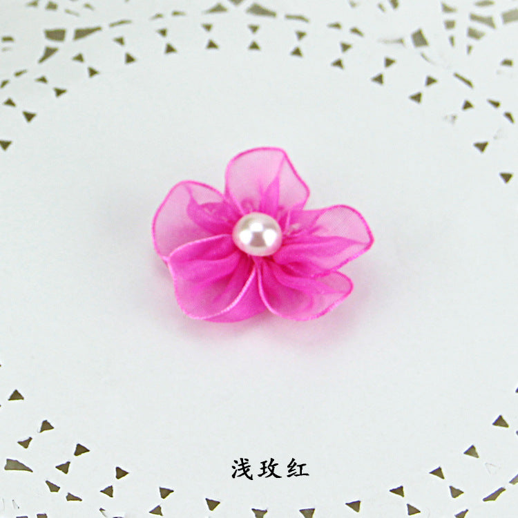 Handmade Pearl Kids Hair Accessory Head Accessory