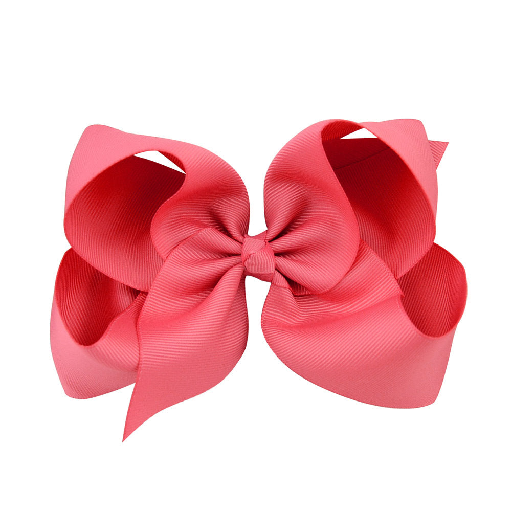 6 Kids Bow Hair Clip Head Accessory 588