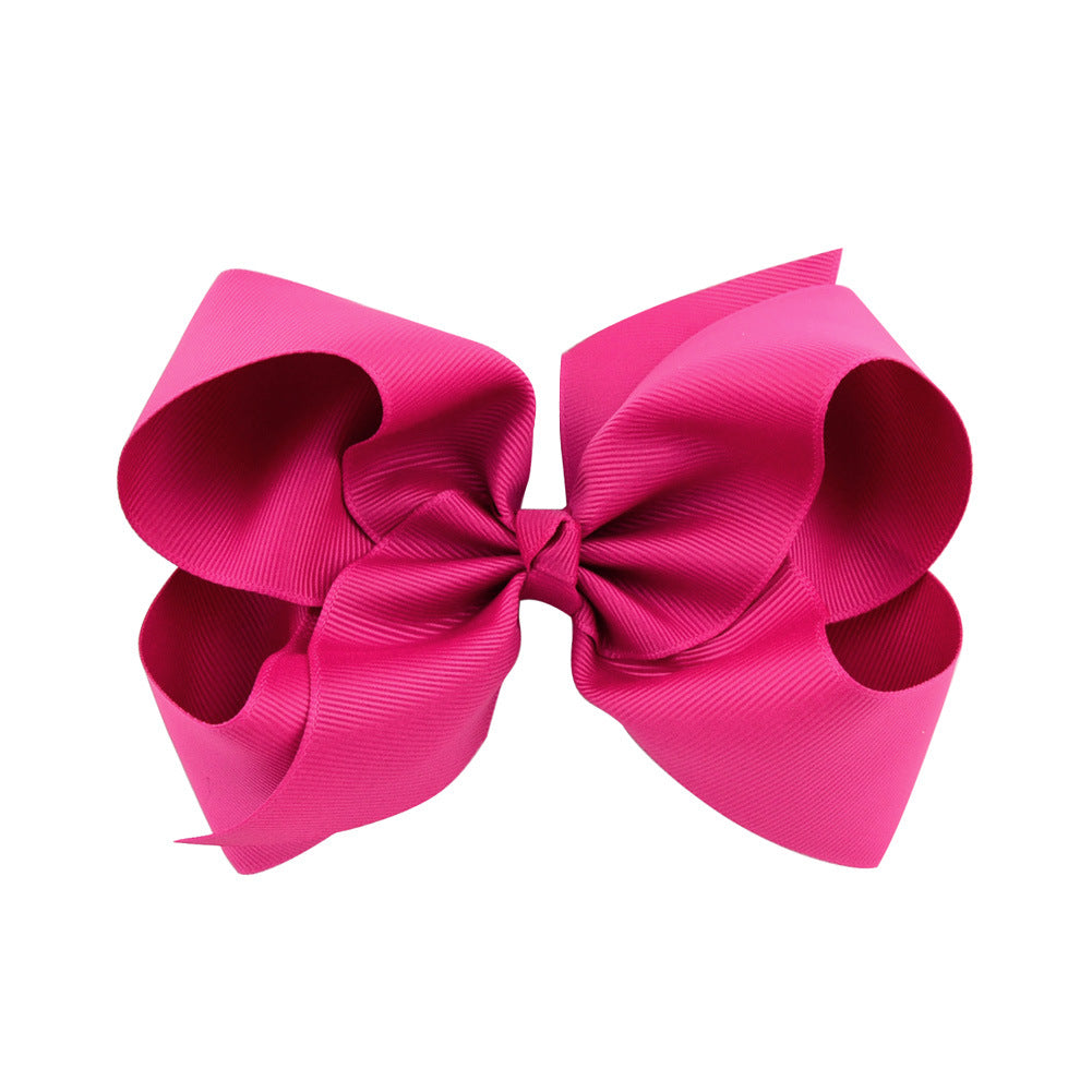 6 Kids Bow Hair Clip Head Accessory 588