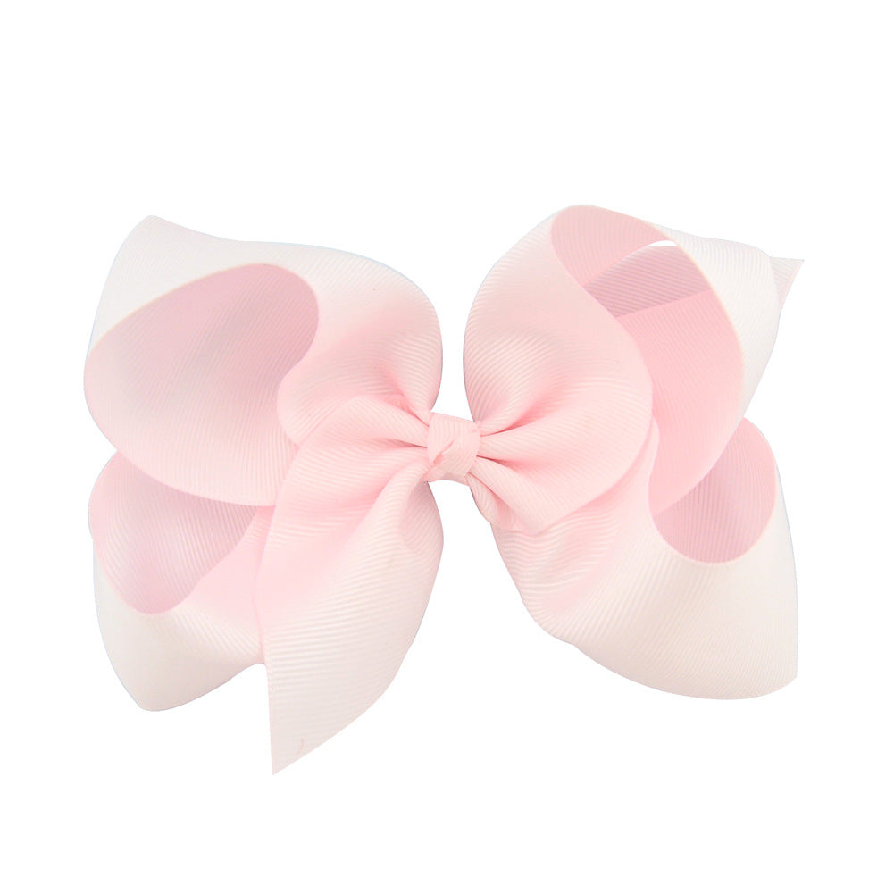 6 Kids Bow Hair Clip Head Accessory 588
