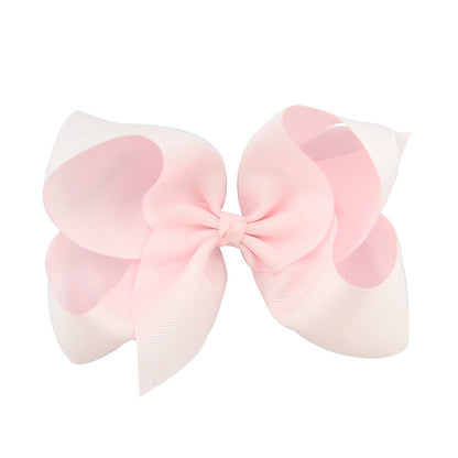 6 Kids Bow Hair Clip Head Accessory 588