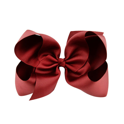 6 Kids Bow Hair Clip Head Accessory 588