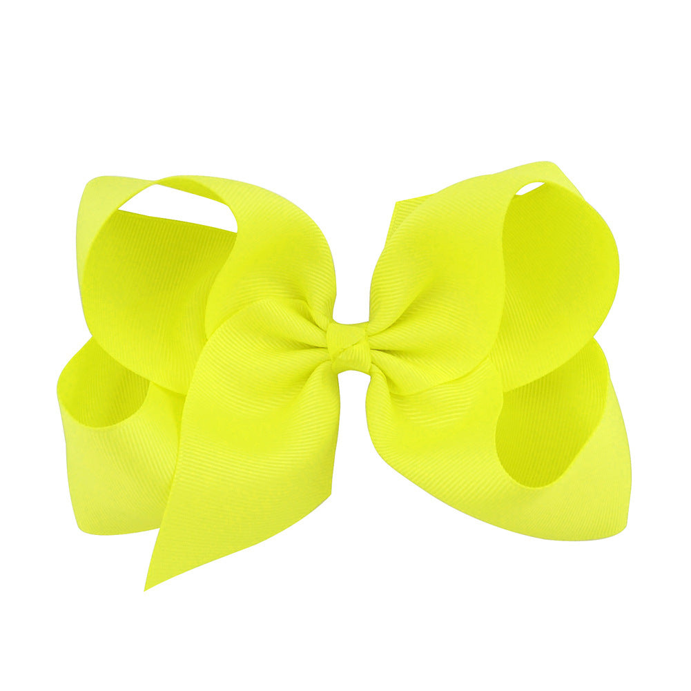 6 Kids Bow Hair Clip Head Accessory 588
