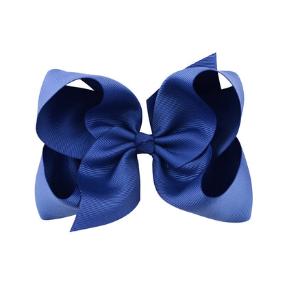 6 Kids Bow Hair Clip Head Accessory 588