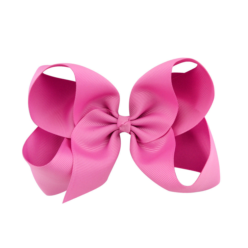 6 Kids Bow Hair Clip Head Accessory 588