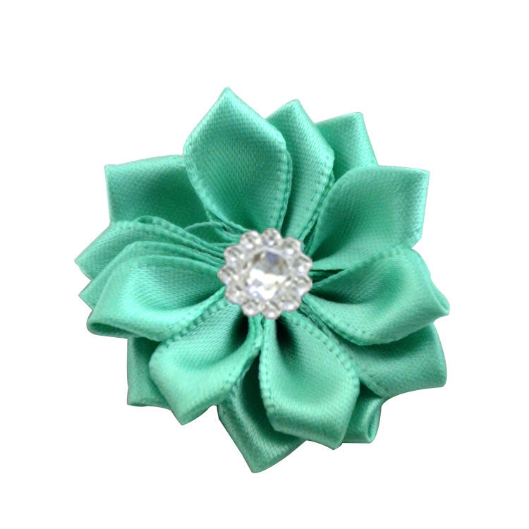 4 Acrylic Flower Kids Headband Hair Clip Accessory