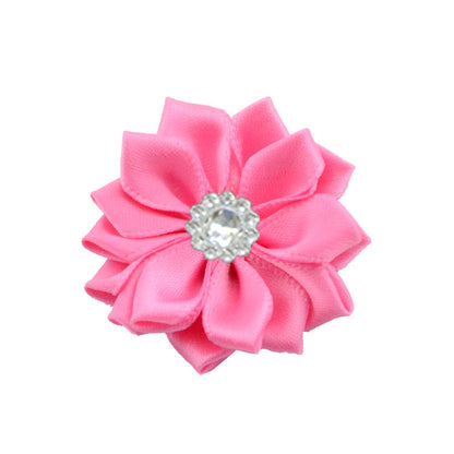 4 Acrylic Flower Kids Headband Hair Clip Accessory