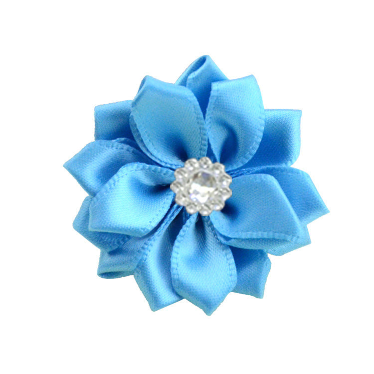 4 Acrylic Flower Kids Headband Hair Clip Accessory