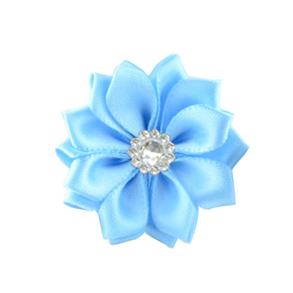 4 Acrylic Flower Kids Headband Hair Clip Accessory