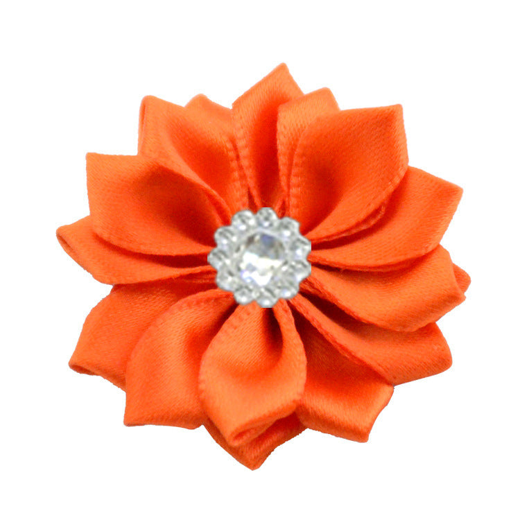 4 Acrylic Flower Kids Headband Hair Clip Accessory