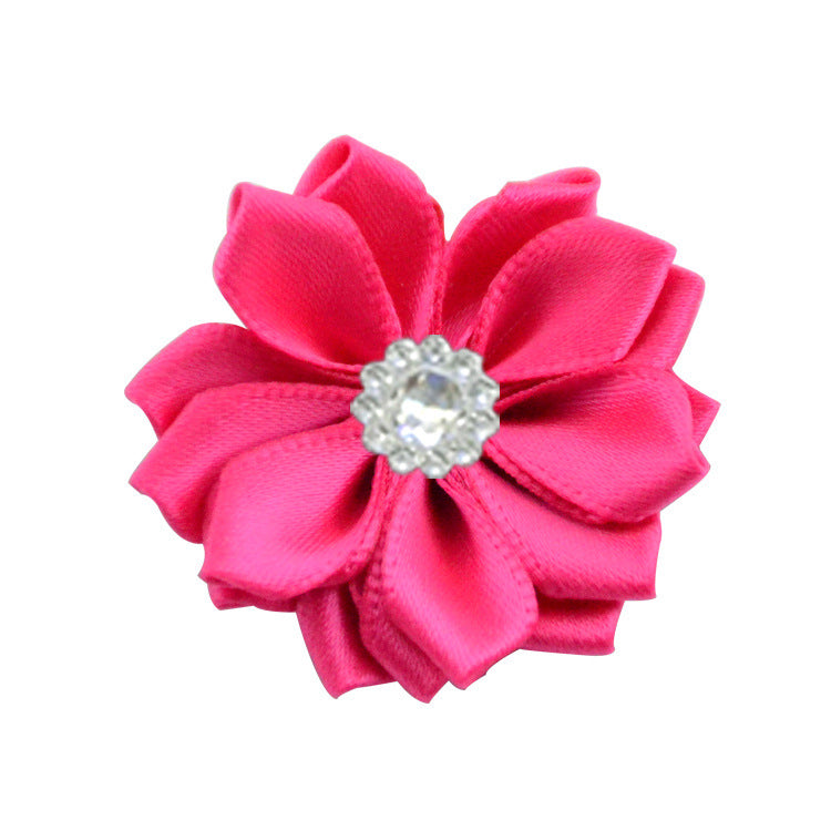 4 Acrylic Flower Kids Headband Hair Clip Accessory