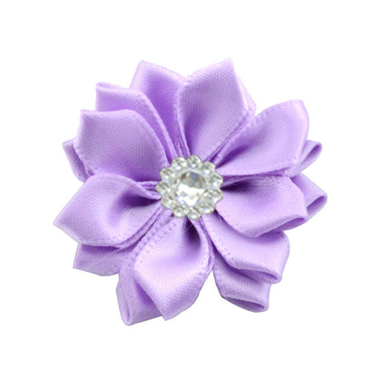 4 Acrylic Flower Kids Headband Hair Clip Accessory